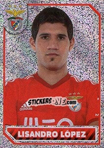 Cromo Lisandro López (portrait) - Sl Benfica 2014-2015 n. 66 - Panini