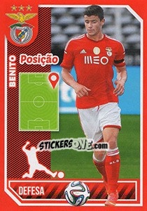 Sticker Benito (posição) - Sl Benfica 2014-2015 n. 78 - Panini