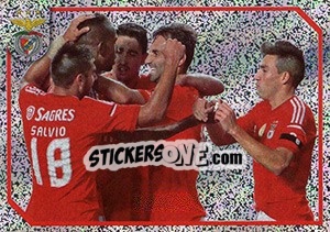 Sticker Celebrações da equipe - Sl Benfica 2014-2015 n. 85 - Panini