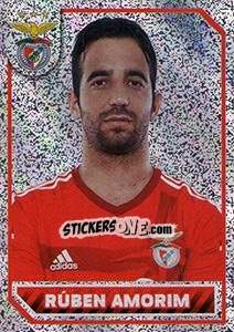 Cromo Rúben Amorim (portrait) - Sl Benfica 2014-2015 - Panini