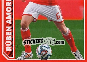 Sticker Rúben Amorim - Sl Benfica 2014-2015 n. 93 - Panini