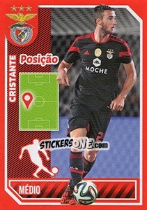 Sticker Cristante (posição) - Sl Benfica 2014-2015 n. 104 - Panini