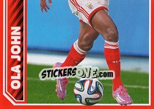 Sticker Ola John - Sl Benfica 2014-2015 - Panini