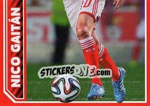 Sticker Nico Gaitán - Sl Benfica 2014-2015 n. 117 - Panini