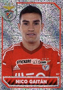 Sticker Nico Gaitán (portrait) - Sl Benfica 2014-2015 n. 118 - Panini