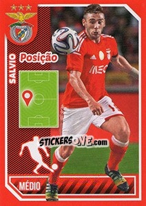 Figurina Salvio (posição) - Sl Benfica 2014-2015 - Panini