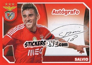 Cromo Salvio (Autógrafo) - Sl Benfica 2014-2015 - Panini