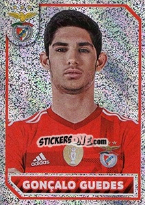 Cromo Gonçalo Guedes (portrait) - Sl Benfica 2014-2015 - Panini