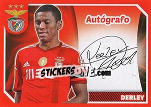 Cromo Derley (Autógrafo) - Sl Benfica 2014-2015 - Panini