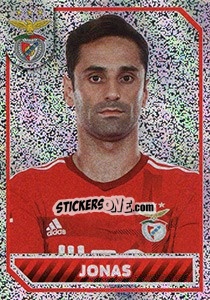 Sticker Jonas (portrait) - Sl Benfica 2014-2015 - Panini