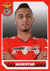 Sticker Mukhtar - Sl Benfica 2014-2015 n. 153 - Panini