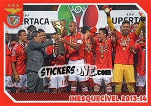 Sticker Benficaaaa! - Sl Benfica 2014-2015 n. 158 - Panini