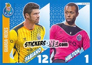 Sticker Fabiano / Helton - Fc Porto 2014-2015 n. 7 - Panini
