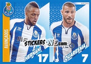 Sticker Hernâni / Quaresma - Fc Porto 2014-2015 n. 15 - Panini