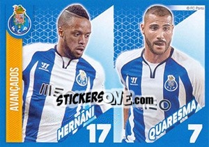 Figurina Hernâni / Quaresma - Fc Porto 2014-2015 - Panini