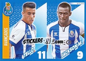 Sticker Cristian Tello / Jackson Martinez - Fc Porto 2014-2015 n. 16 - Panini