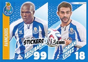Sticker Aboubakar / Adrián López - Fc Porto 2014-2015 n. 17 - Panini