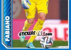 Sticker Fabiano - Fc Porto 2014-2015 n. 21 - Panini