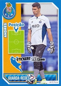 Sticker Andrés (Posição) - Fc Porto 2014-2015 n. 38 - Panini