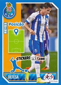 Sticker Reyes (Posição) - Fc Porto 2014-2015 - Panini