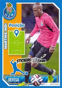 Sticker Martins Indi (Posição) - Fc Porto 2014-2015 n. 62 - Panini