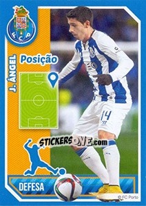 Sticker J. Ángel (Posição) - Fc Porto 2014-2015 - Panini
