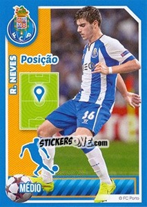 Sticker R. Neves (Posição) - Fc Porto 2014-2015 - Panini