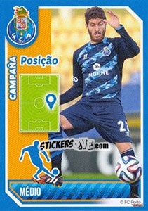 Sticker Campaña (Posição) - Fc Porto 2014-2015 n. 90 - Panini