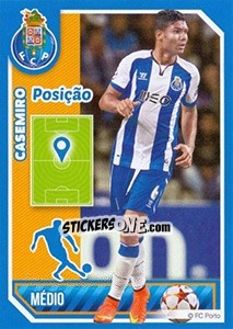 Sticker Casemiro (Posição) - Fc Porto 2014-2015 - Panini