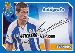 Figurina Evandro (Autógrafo) - Fc Porto 2014-2015 - Panini