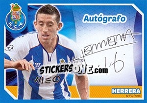Sticker Hector Herrera (Autógrafo) - Fc Porto 2014-2015 - Panini