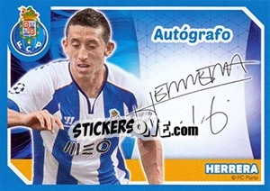 Sticker Hector Herrera (Autógrafo) - Fc Porto 2014-2015 n. 115 - Panini