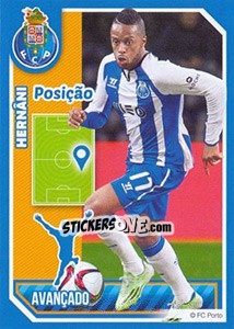 Cromo Hernâni (Posição) - Fc Porto 2014-2015 n. 130 - Panini