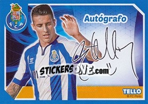 Sticker Cristian Tello (Autógrafo) - Fc Porto 2014-2015 - Panini