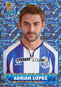 Sticker Adrián López (Portrait) - Fc Porto 2014-2015 n. 151 - Panini