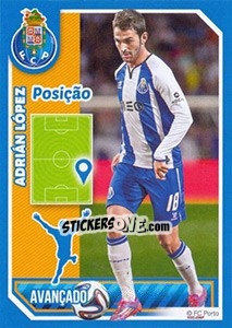 Sticker Adrián López (Posição) - Fc Porto 2014-2015 n. 154 - Panini