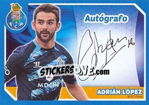 Sticker Adrián López (Autógrafo) - Fc Porto 2014-2015 n. 155 - Panini