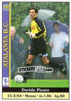 Sticker Davide Pinato - Calcio 2000-2001 n. 3 - Mundicromo