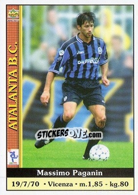 Sticker Massimo Paganin - Calcio 2000-2001 n. 5 - Mundicromo