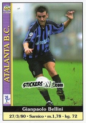 Sticker Gianpaolo Bellini - Calcio 2000-2001 n. 8 - Mundicromo