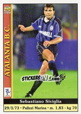 Figurina Sebastiano Siviglia - Calcio 2000-2001 - Mundicromo