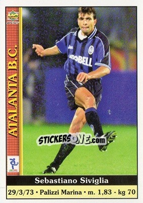 Sticker Sebastiano Siviglia - Calcio 2000-2001 n. 9 - Mundicromo