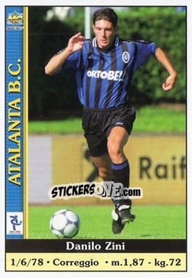 Sticker Danilo Zini - Calcio 2000-2001 n. 10 - Mundicromo
