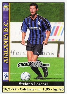 Sticker Stefano Lorenzi - Calcio 2000-2001 - Mundicromo