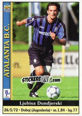Figurina Ljubisa Dundjerski - Calcio 2000-2001 - Mundicromo