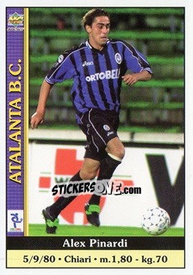 Sticker Alex Pinardi - Calcio 2000-2001 n. 19 - Mundicromo