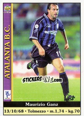 Sticker Maurizio Ganz - Calcio 2000-2001 - Mundicromo
