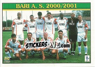 Sticker Bari A.S. - Calcio 2000-2001 n. 25 - Mundicromo
