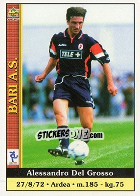 Sticker Alessandro Del Grosso - Calcio 2000-2001 - Mundicromo