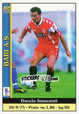 Sticker Duccio Innocenti - Calcio 2000-2001 n. 31 - Mundicromo